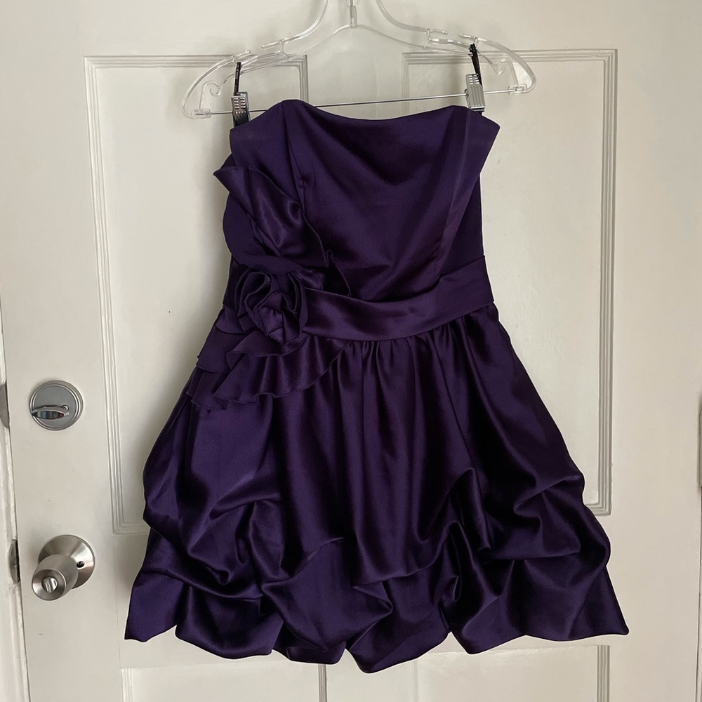 JESSICA MCCLINTOCK FOR GUNNE SAX PURPLE DRESS!